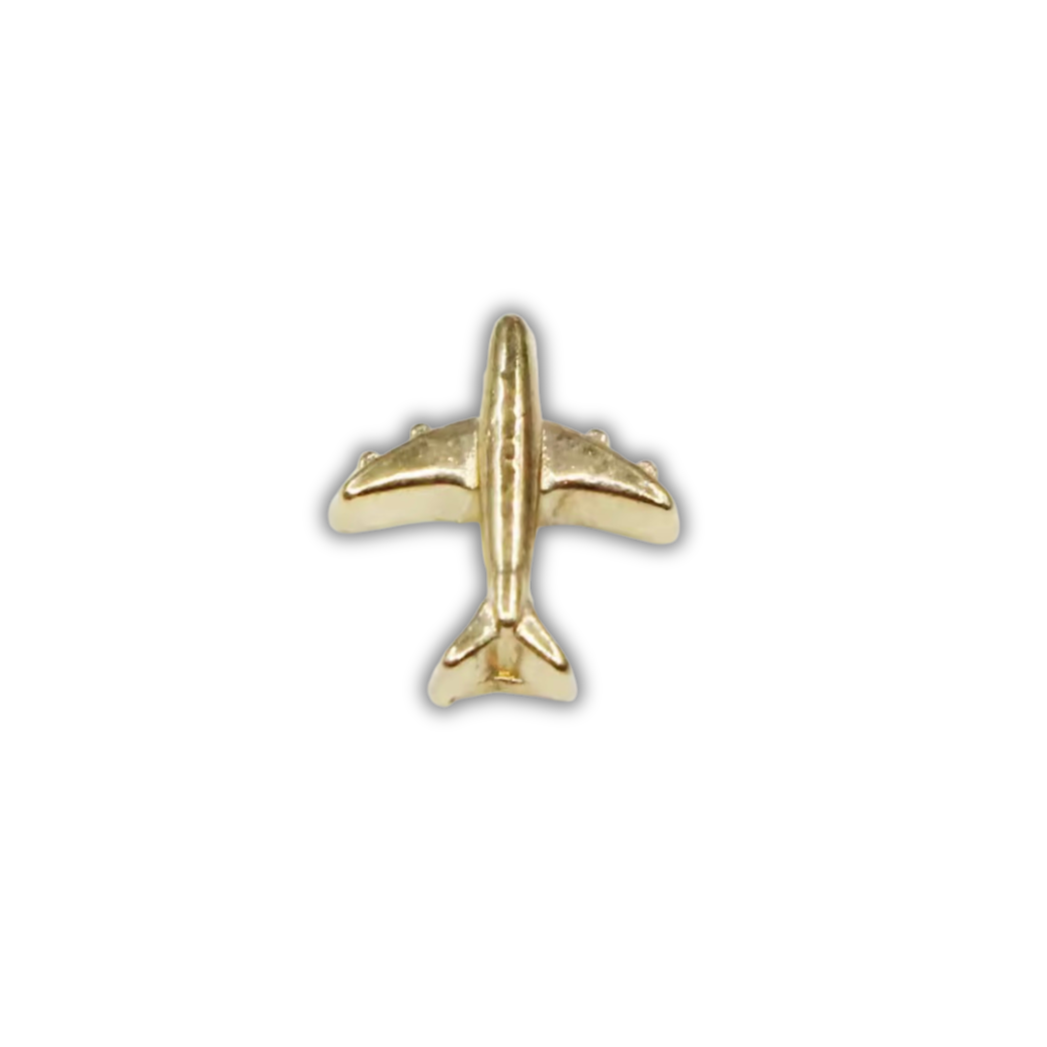 Memory Locket Charm - Aeroplane (Gold)