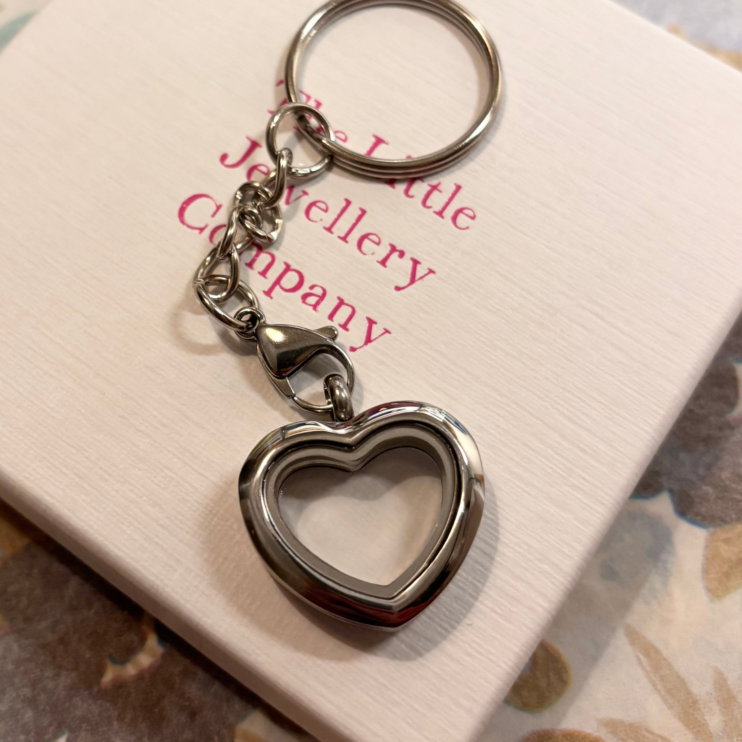 New! Memory Locket - Mini Silver Heart