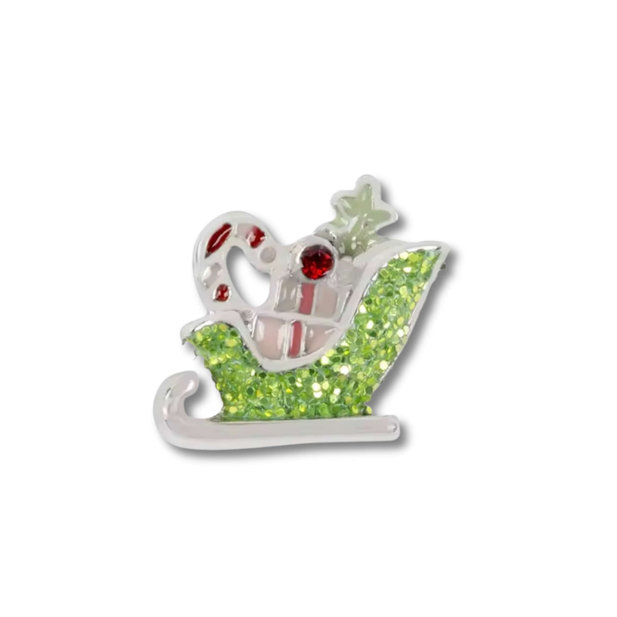 Memory Locket Charm - Sleigh With Gifts