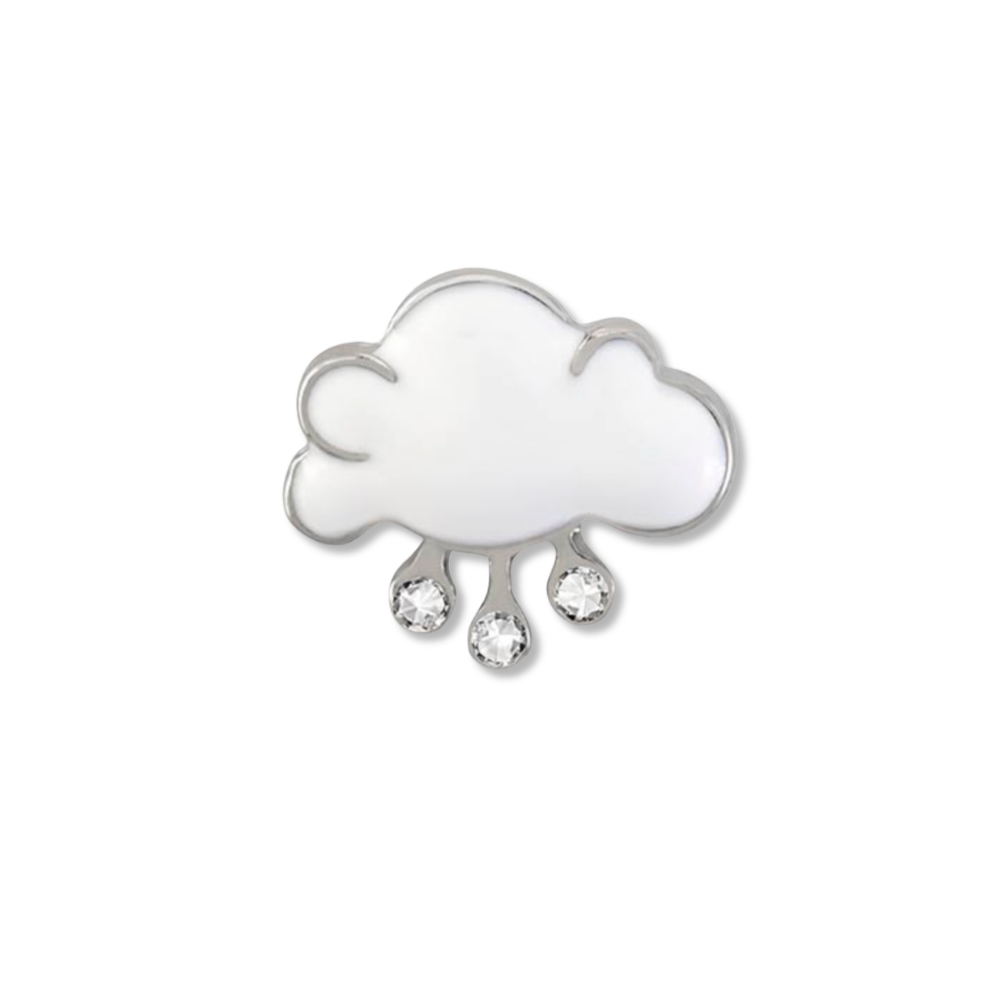 Rain Cloud Memory Locket Charm