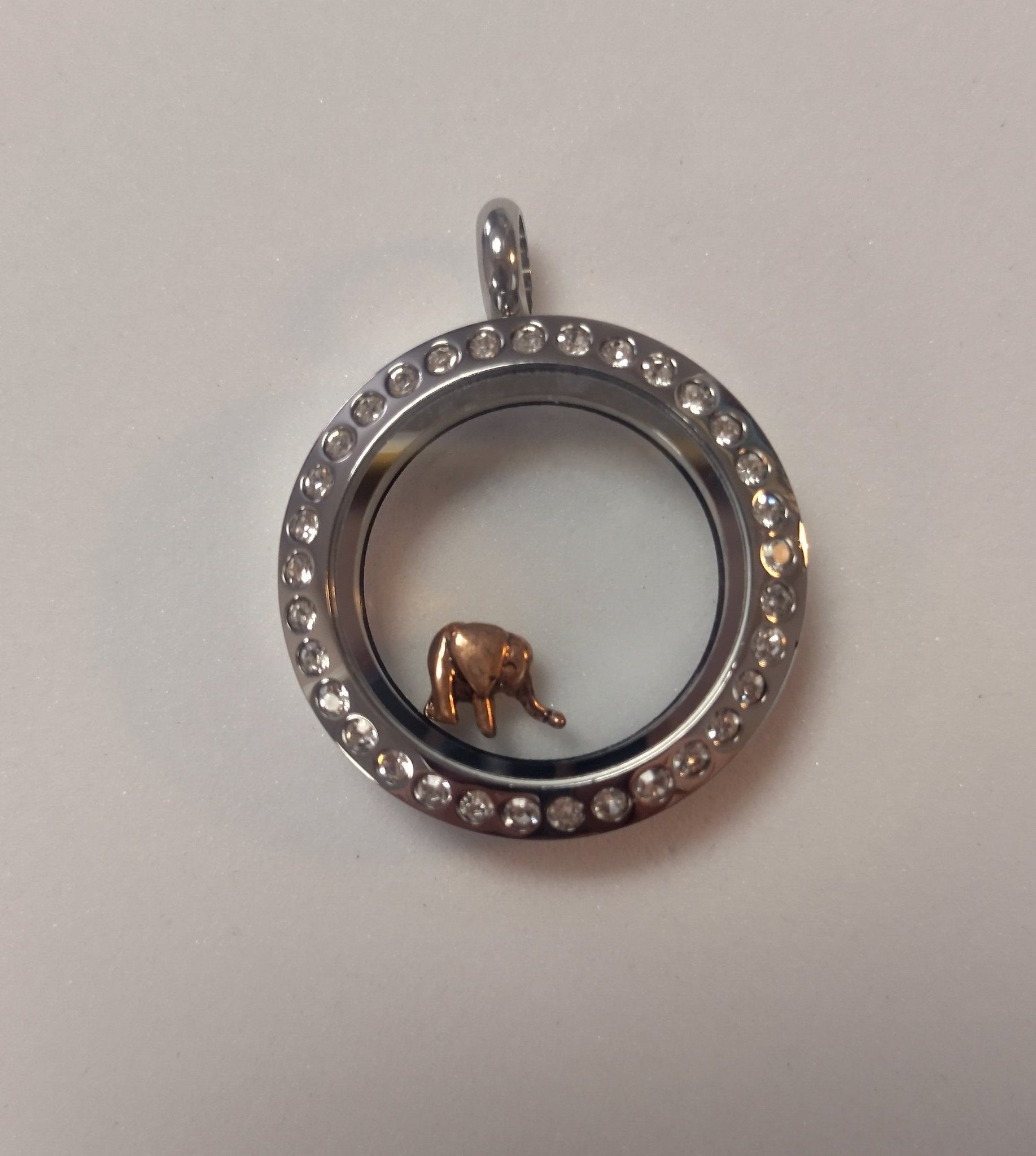 Baby Elephant Memory Locket Charm - The Little Jewellery Company