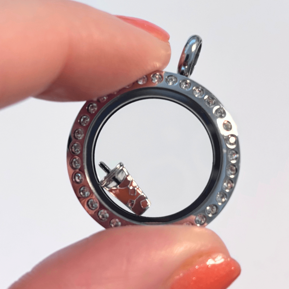 Bubble Tea Drink Memory Locket Charm - The Little Jewellery Company