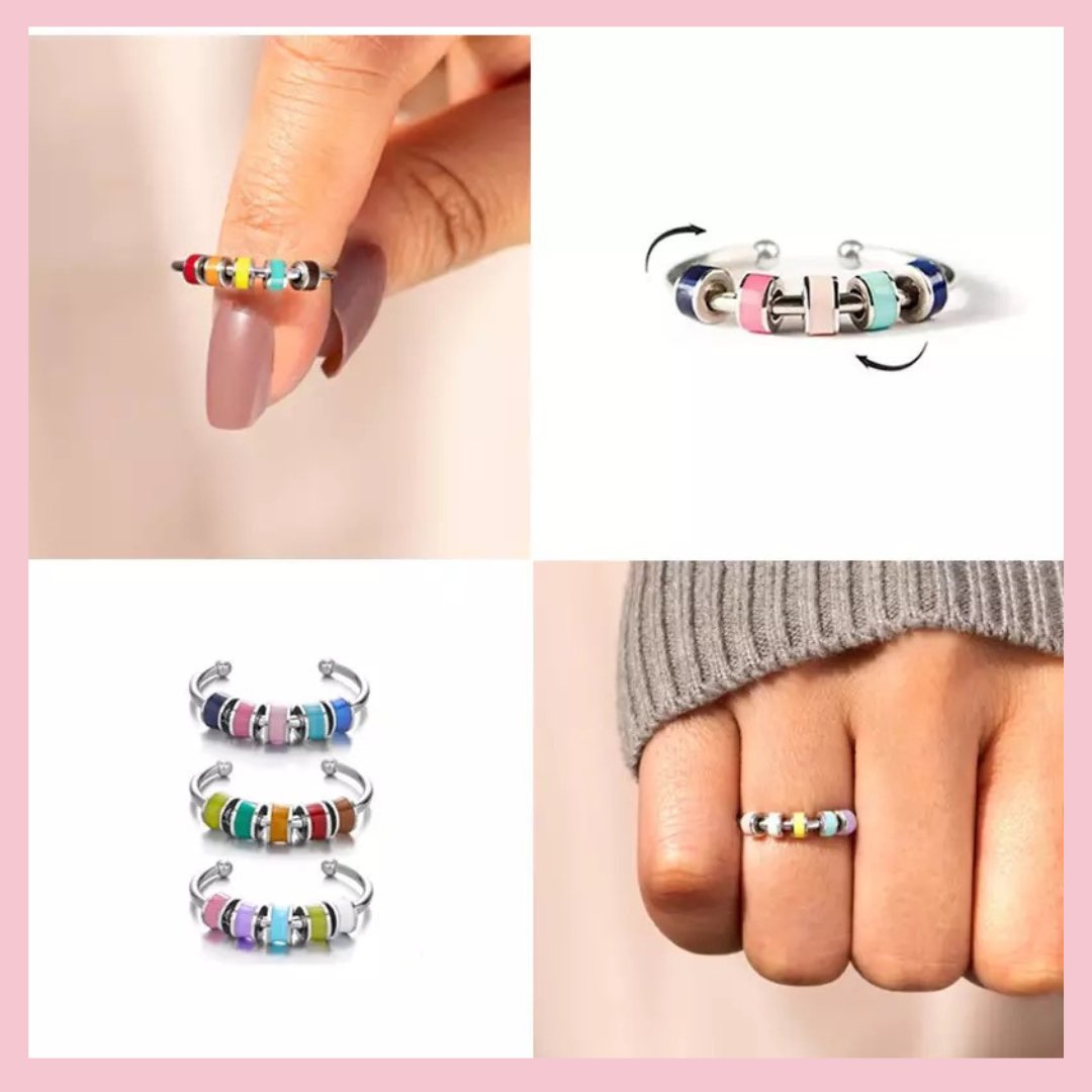 Fidget Ring - Pastels - The Little Jewellery Company