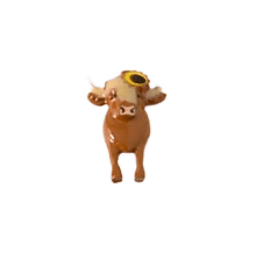 Highland Cow Memory Locket Charm - The Little Jewellery Company