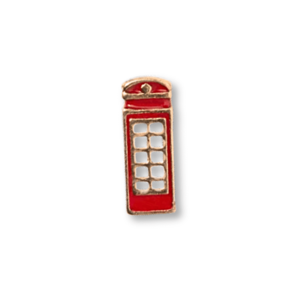London Red Telephone Box Memory Locket Charm - The Little Jewellery Company