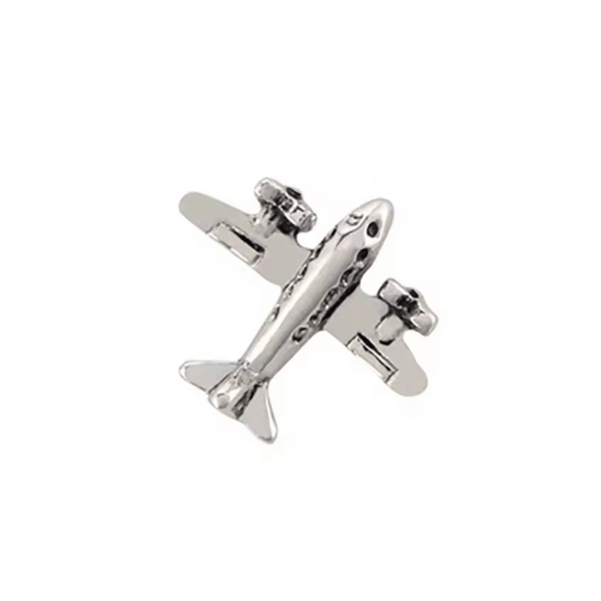 Memory Locket Charm - Aeroplane - The Little Jewellery Company