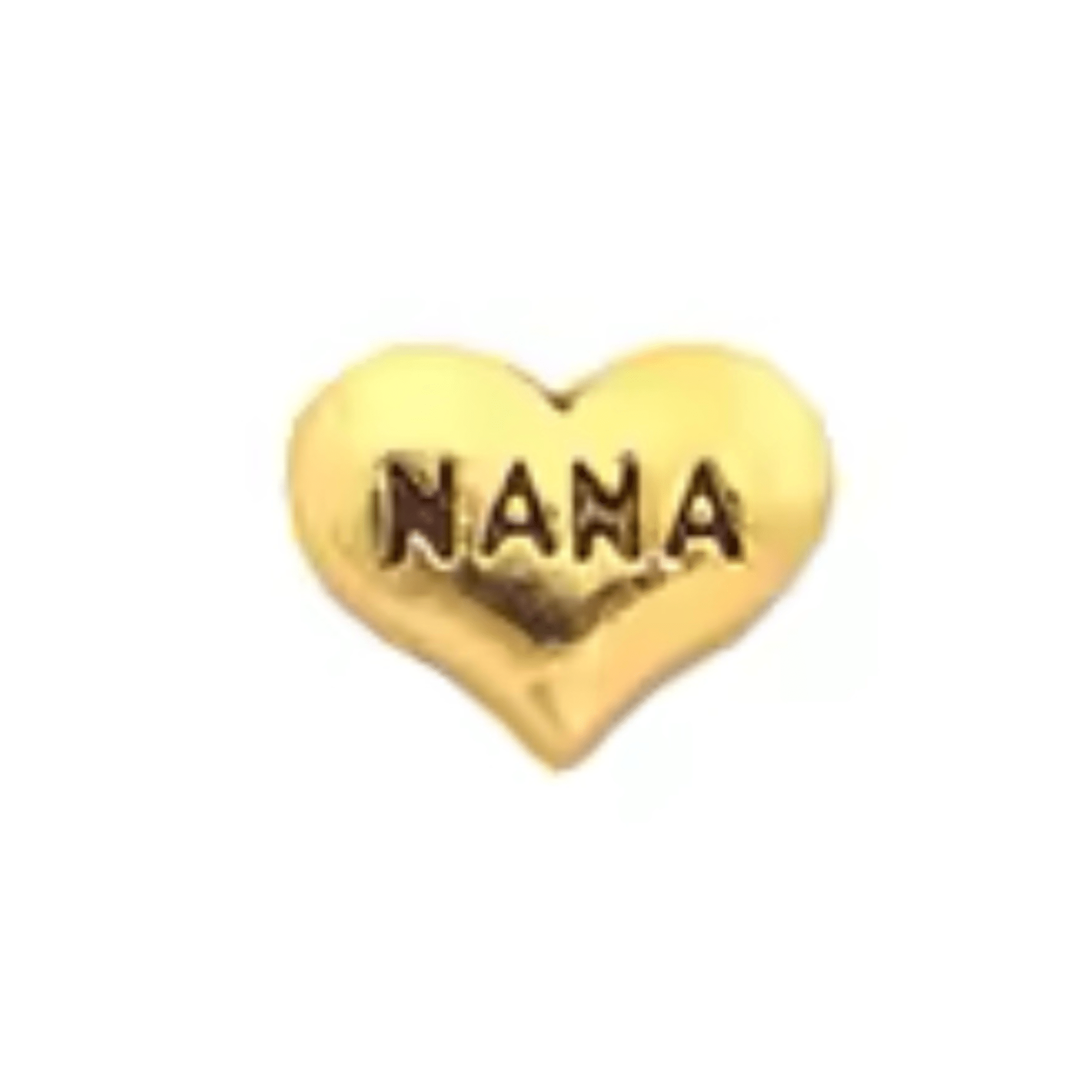 Memory Locket Charm - Nana (Gold) - The Little Jewellery Company
