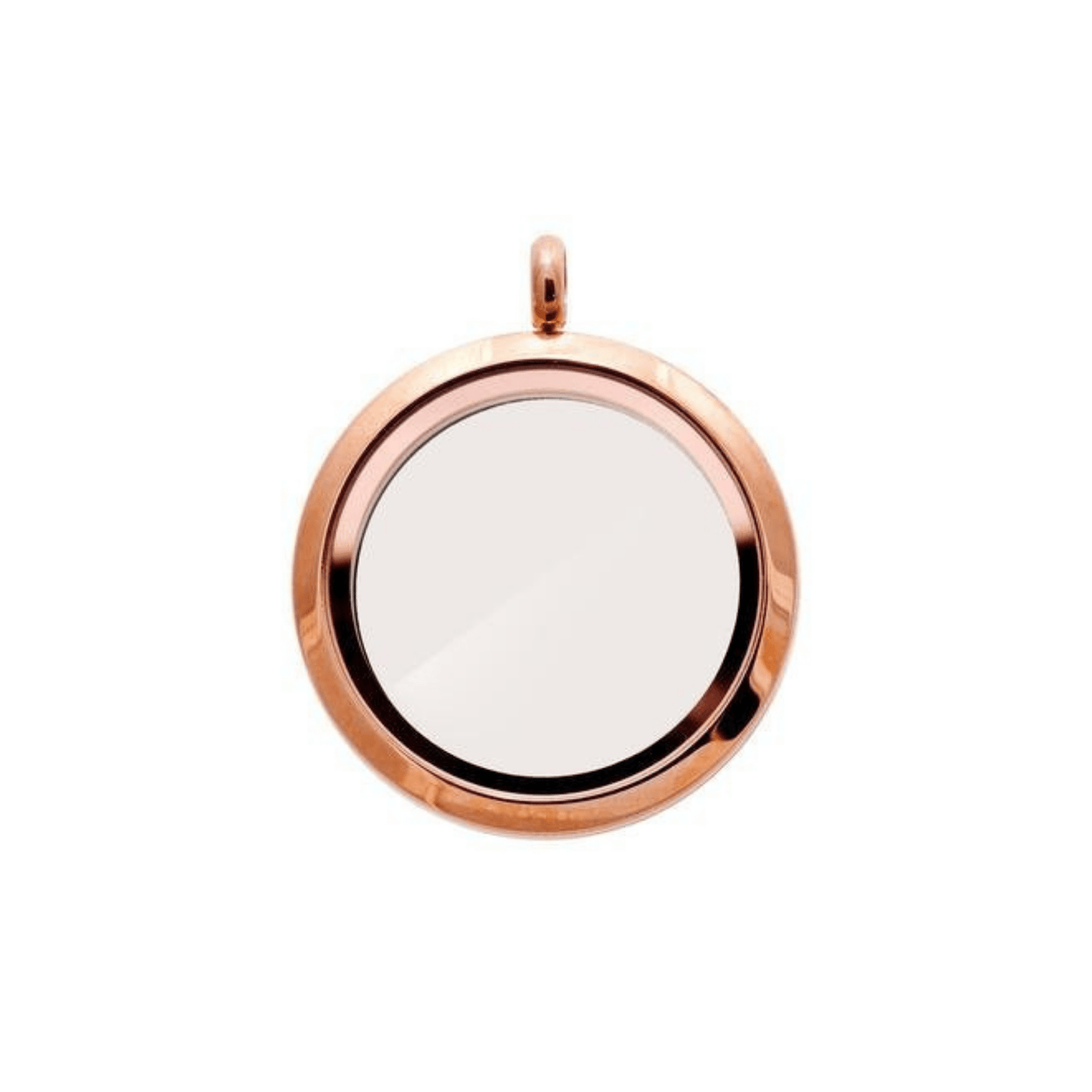 Memory Locket Rose Gold - Large - The Little Jewellery Company