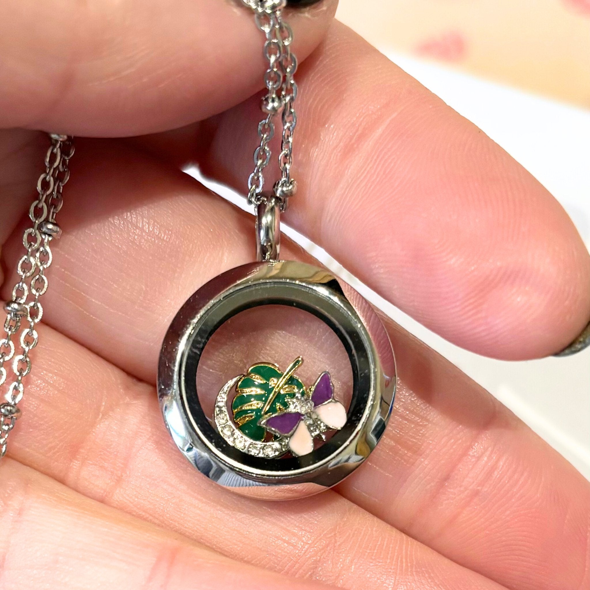 Memory Locket Silver - Small - The Little Jewellery Company