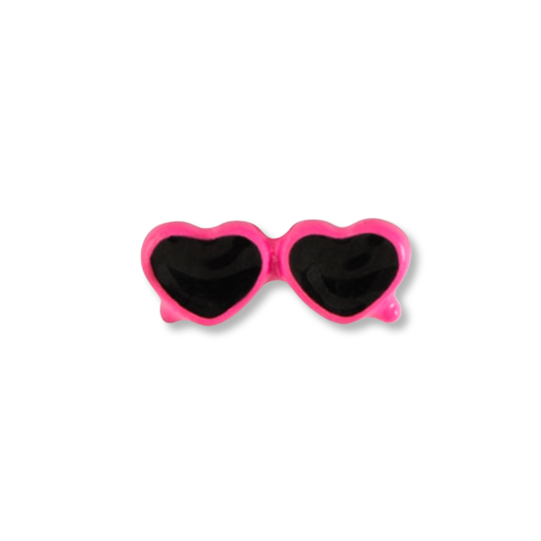 Pink Heart Sunglasses Memory Locket Charm - The Little Jewellery Company