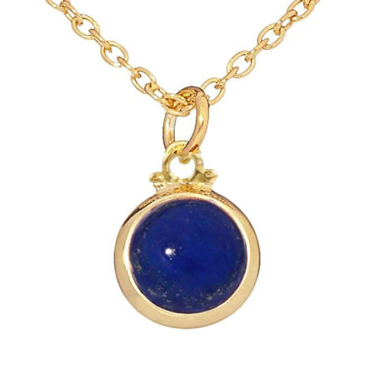 Bubble Lapis Lazuli Pendant Necklace - The Little Jewellery Company