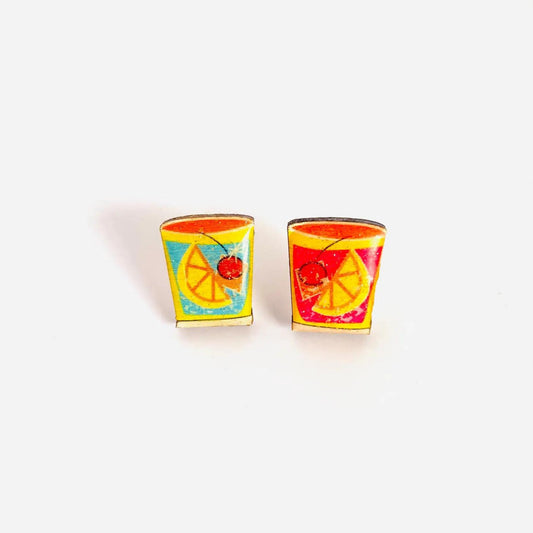 Cocktail Summer Studs - The Little Jewellery Company