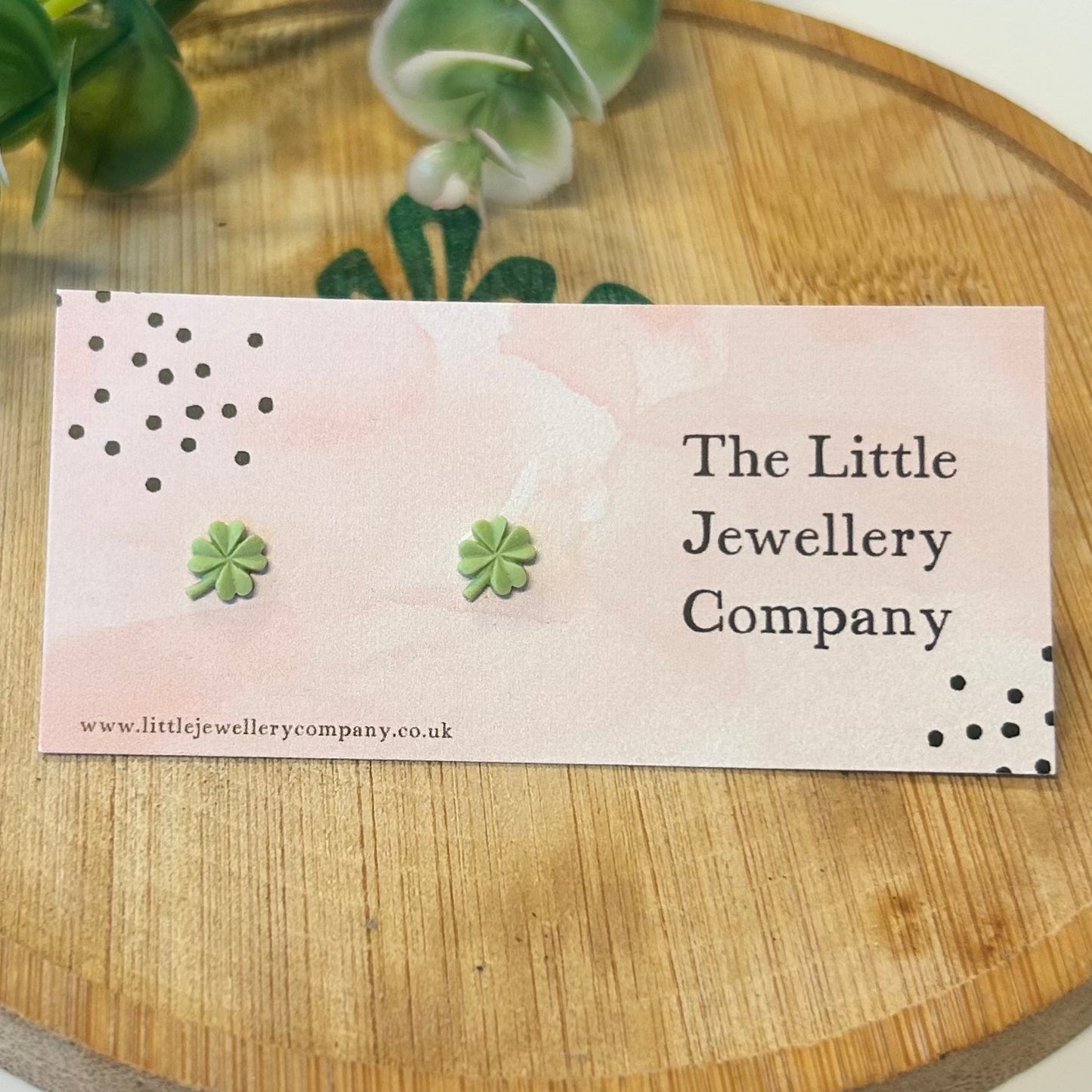 Four Leaf Clover Studs - The Little Jewellery Company