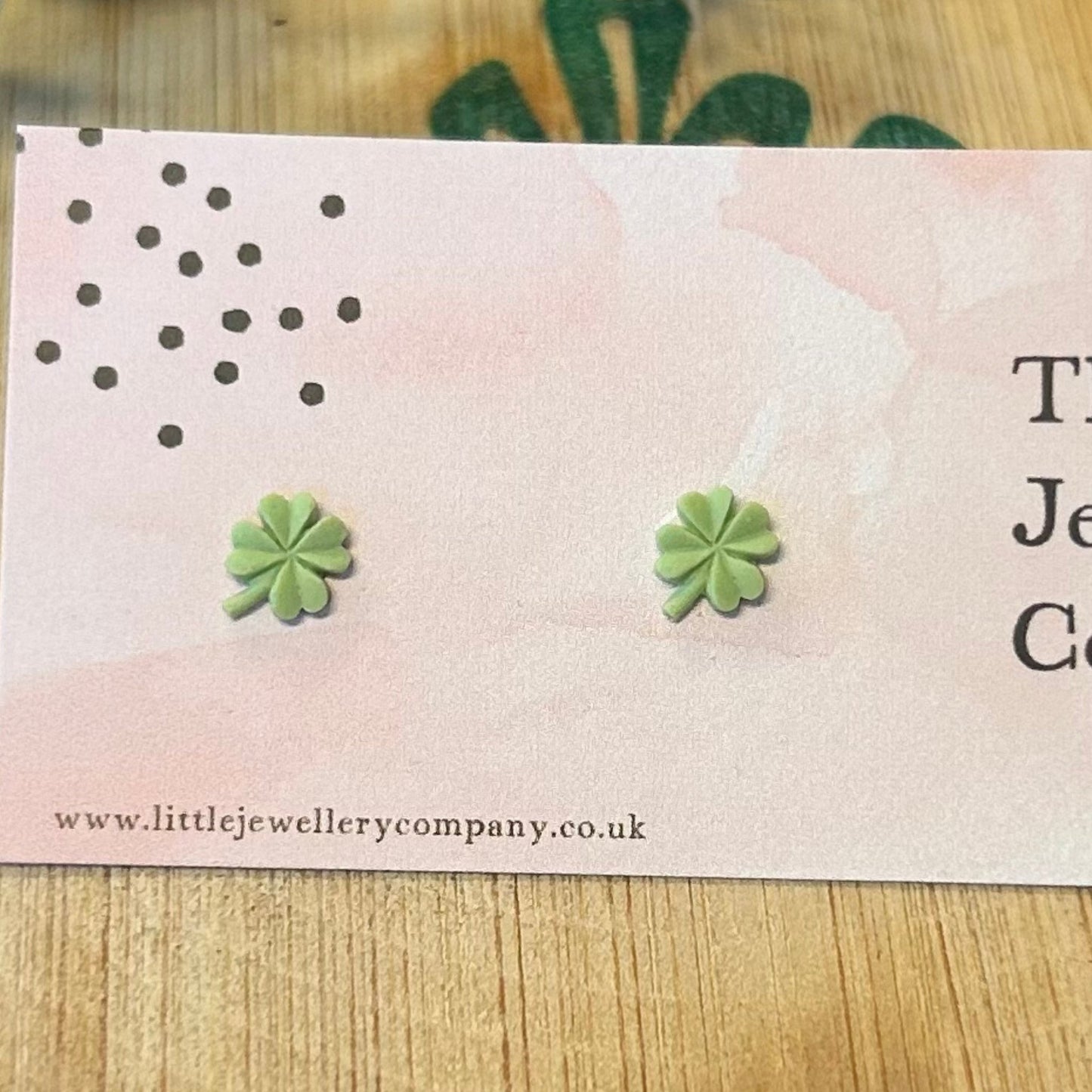 Four Leaf Clover Studs - The Little Jewellery Company