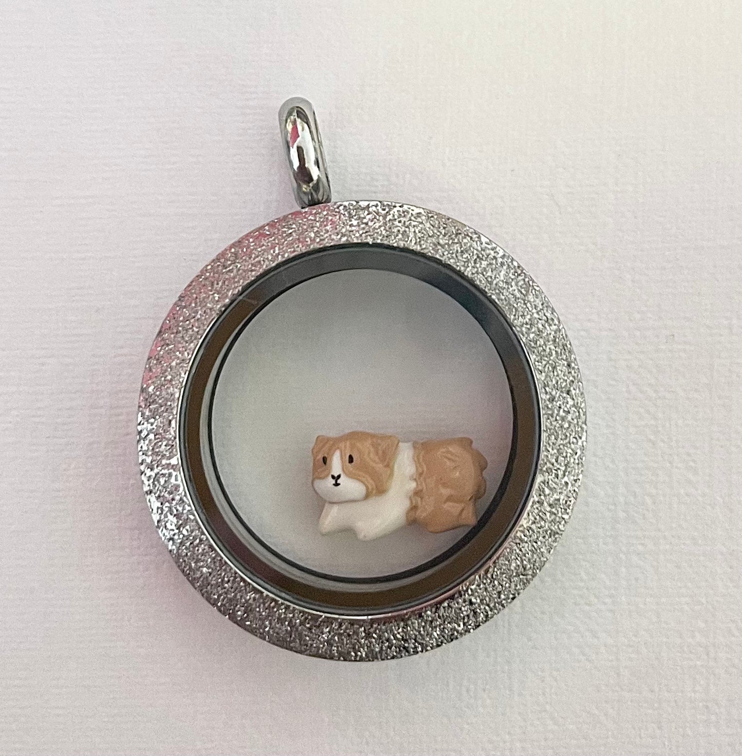 Memory Locket Charm - Guinea Pig