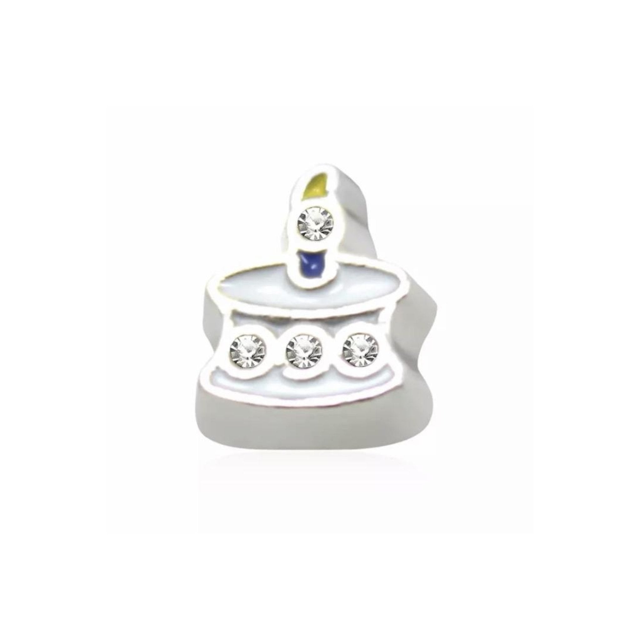 Memory Locket Charm - Birthday cake - The Little Jewellery Company