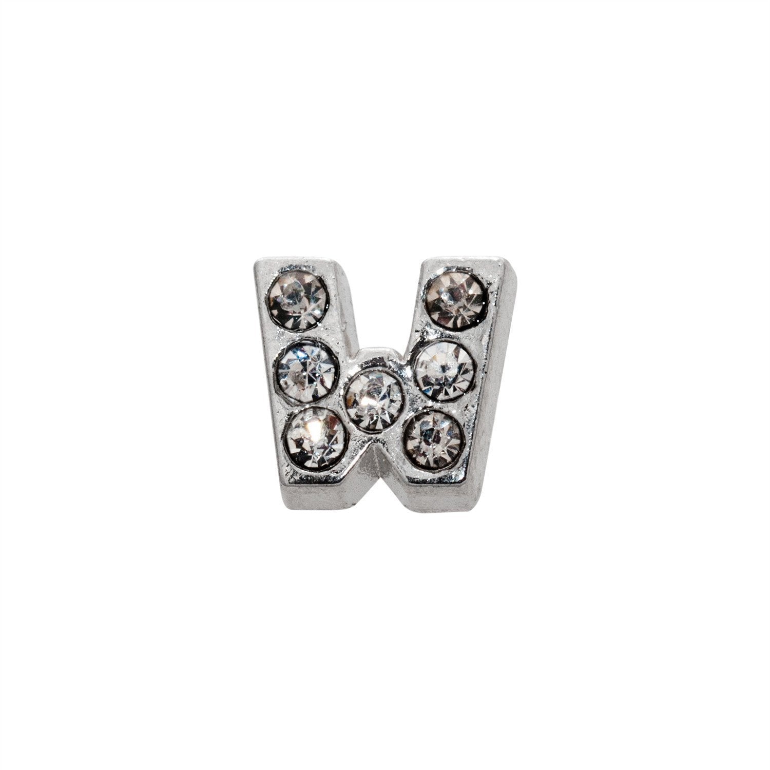 Memory Locket Charm - letter W - Your Locket