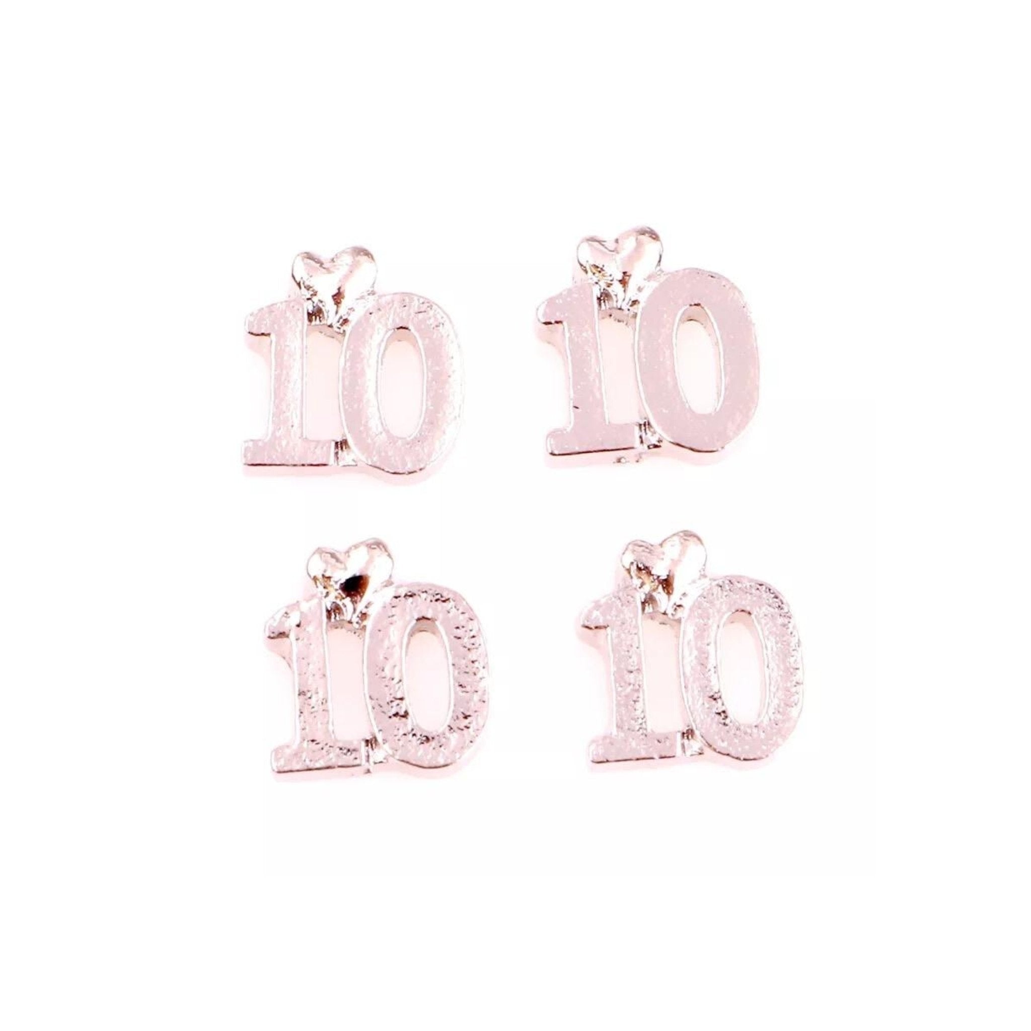 Memory Locket Charm - Number 10 - The Little Jewellery Company