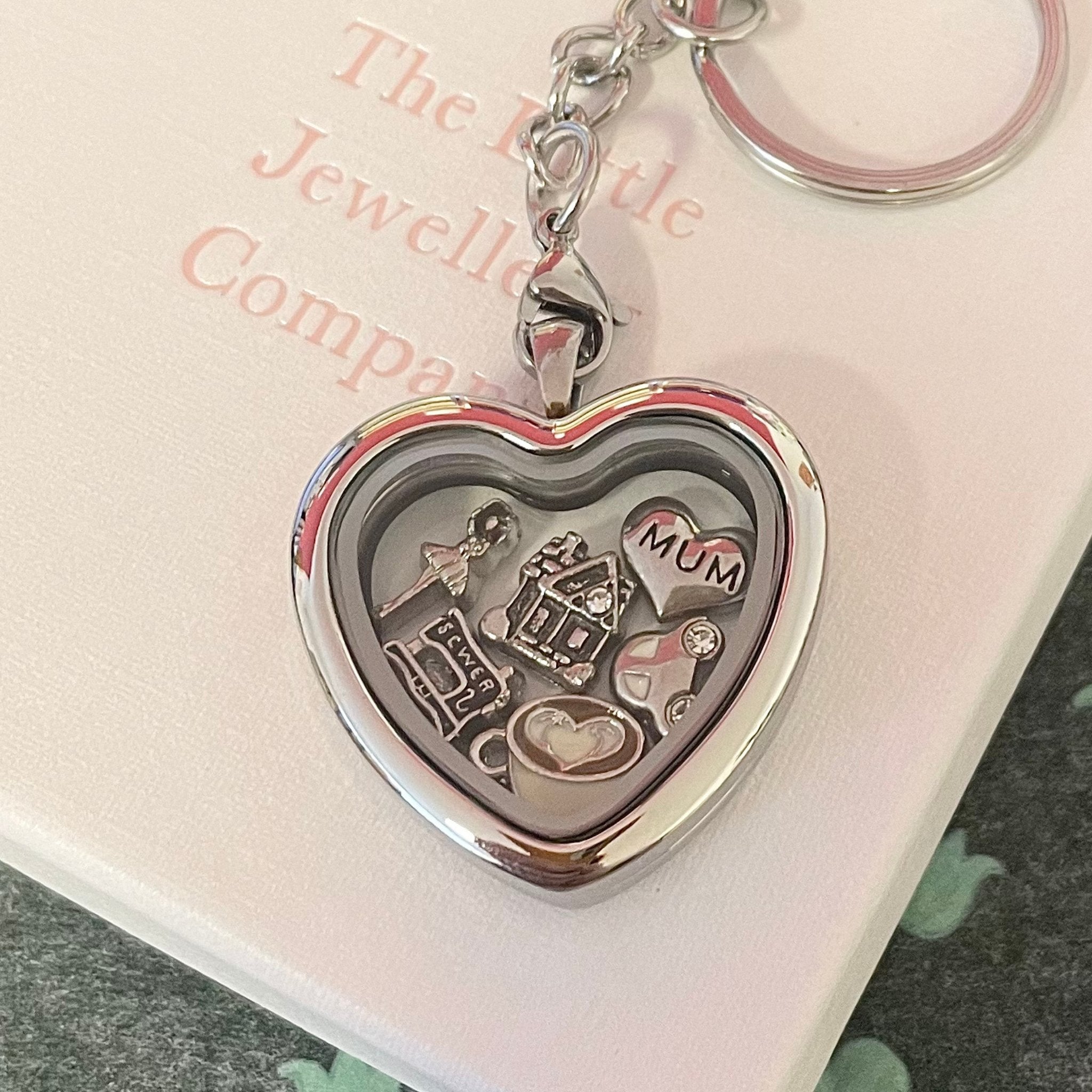 Memory Locket Silver Heart - The Little Jewellery Company