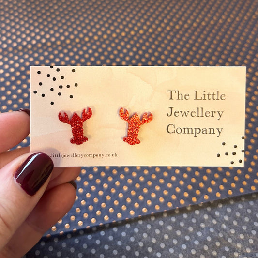 "You're My Lobster" Studs - The Little Jewellery Company