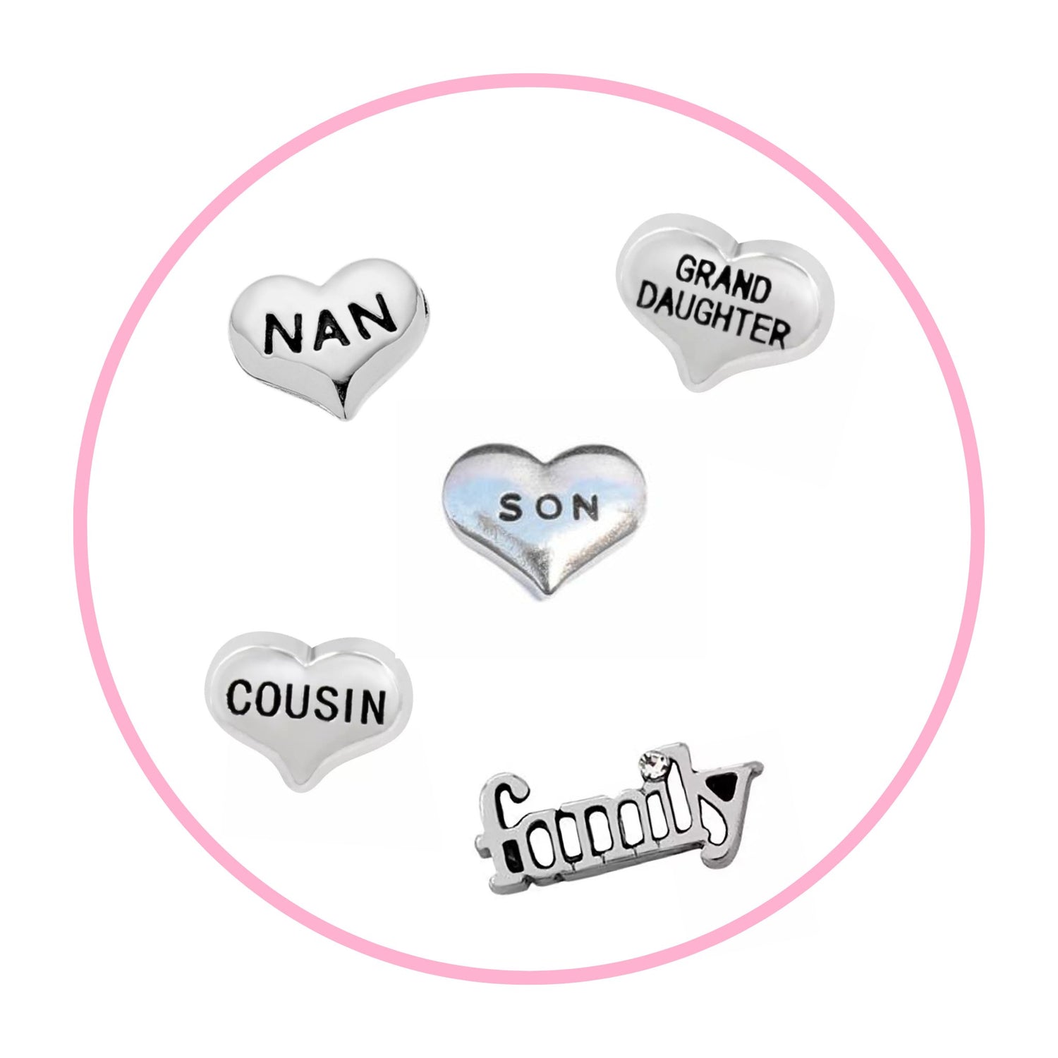 Wedding Floating Charm for Floating Lockets-1 Piece-tiny 