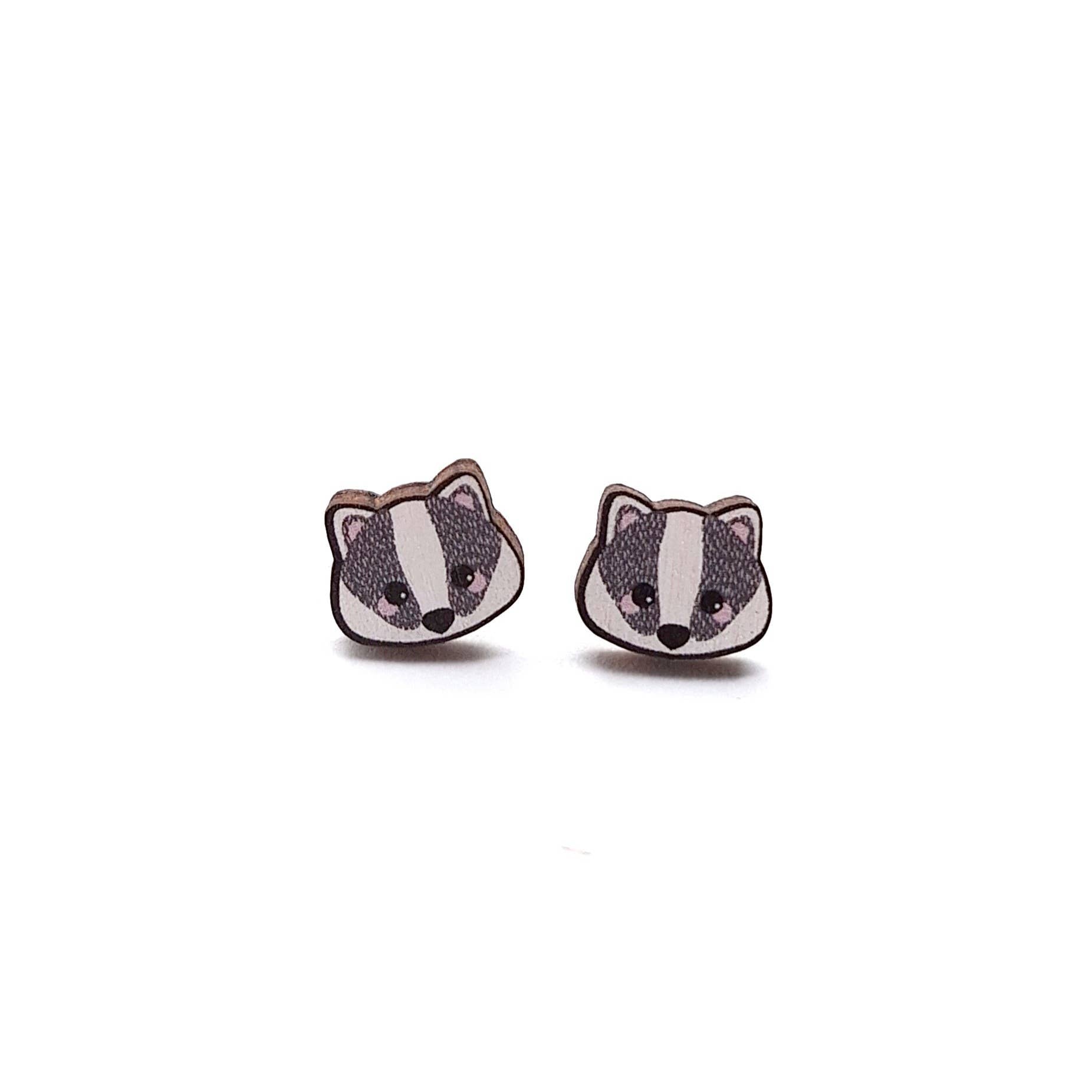 Badger Studs - The Little Jewellery Company