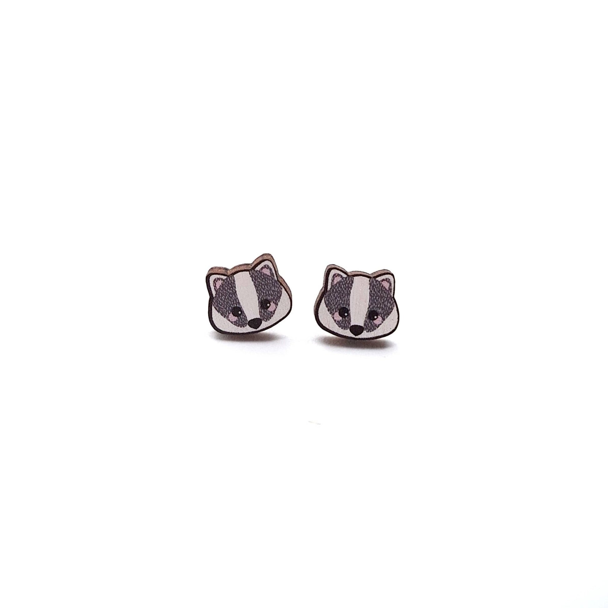 Badger Studs - The Little Jewellery Company