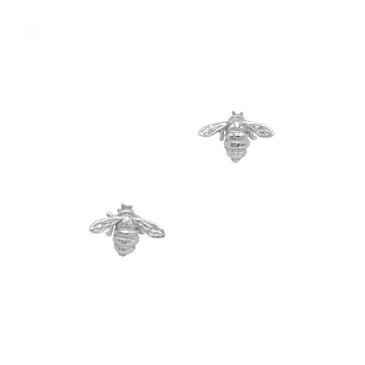 Bumble Bee Stud Earring - 925 Silver - The Little Jewellery Company