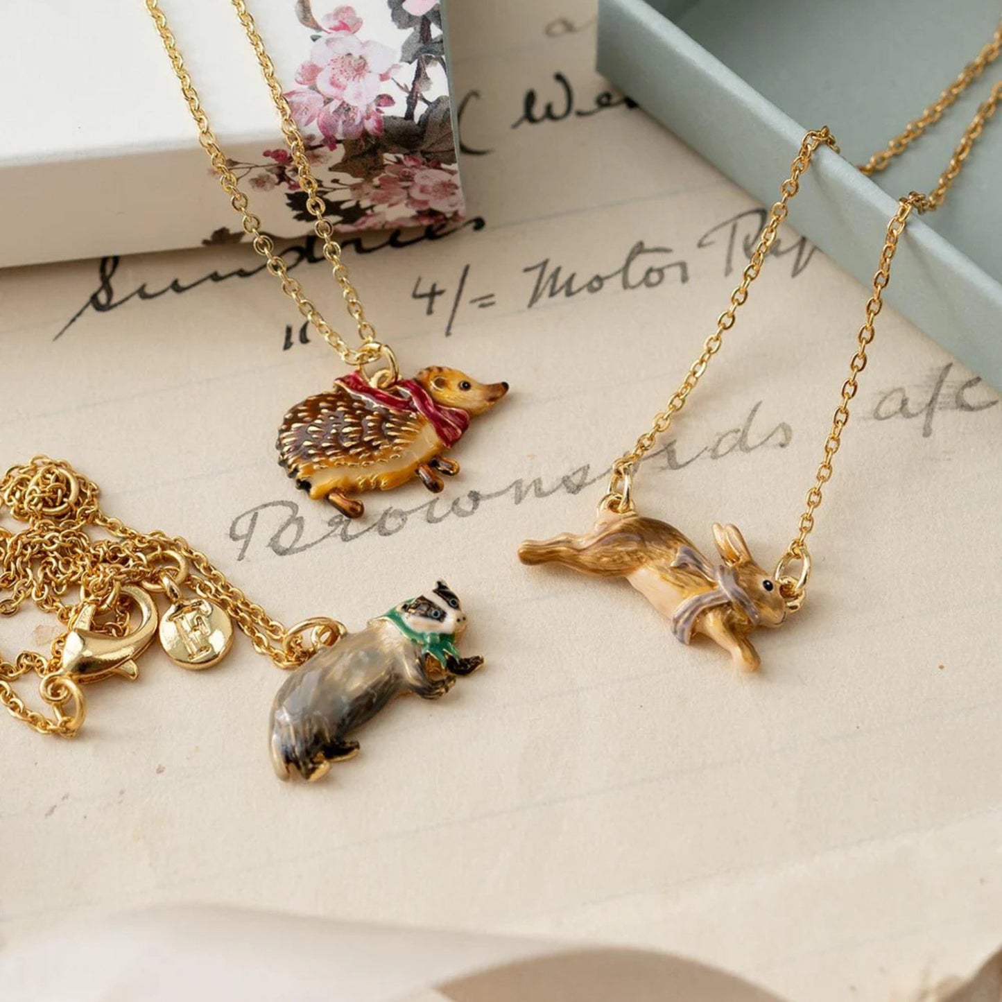 Cosy Bunny Charm Necklace - The Little Jewellery Company