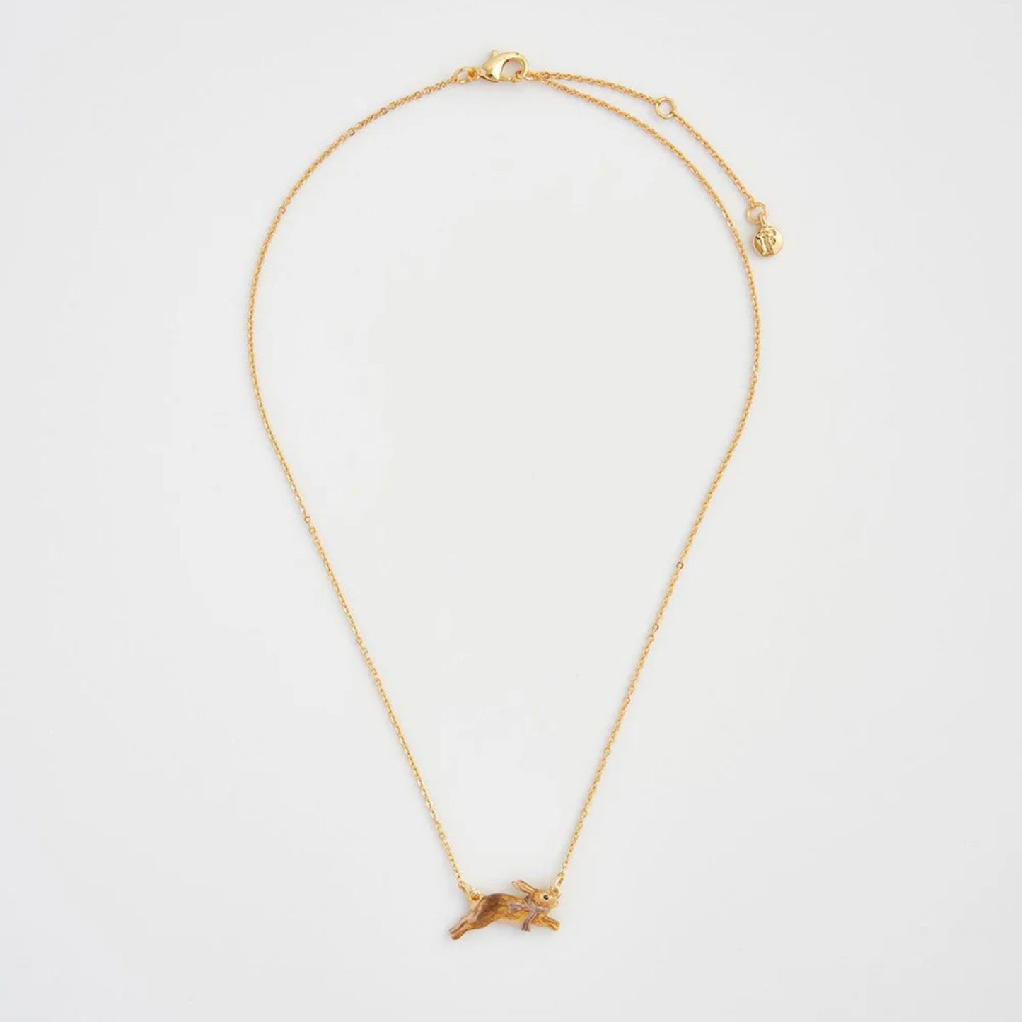 Cosy Bunny Charm Necklace - The Little Jewellery Company