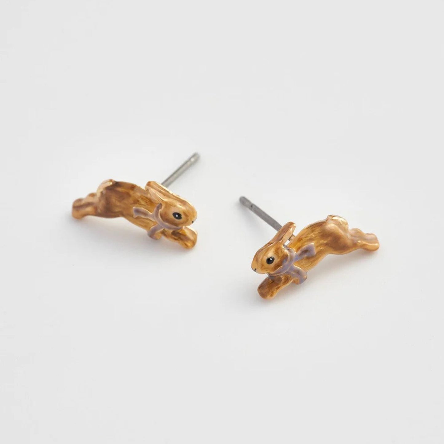 Cosy Bunny Stud Earrings - The Little Jewellery Company