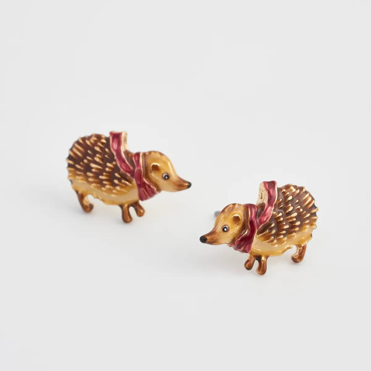 Cozy Hedgehog Charm Stud Earring - The Little Jewellery Company