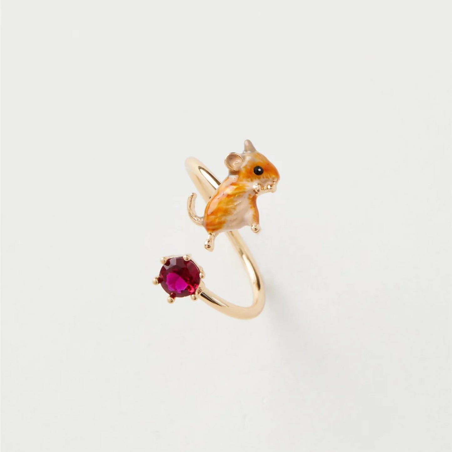 Enamel Vole Ring - The Little Jewellery Company