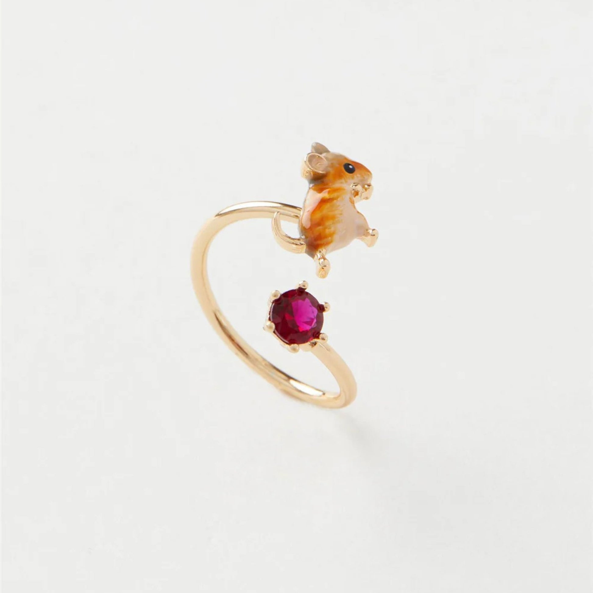 Enamel Vole Ring - The Little Jewellery Company