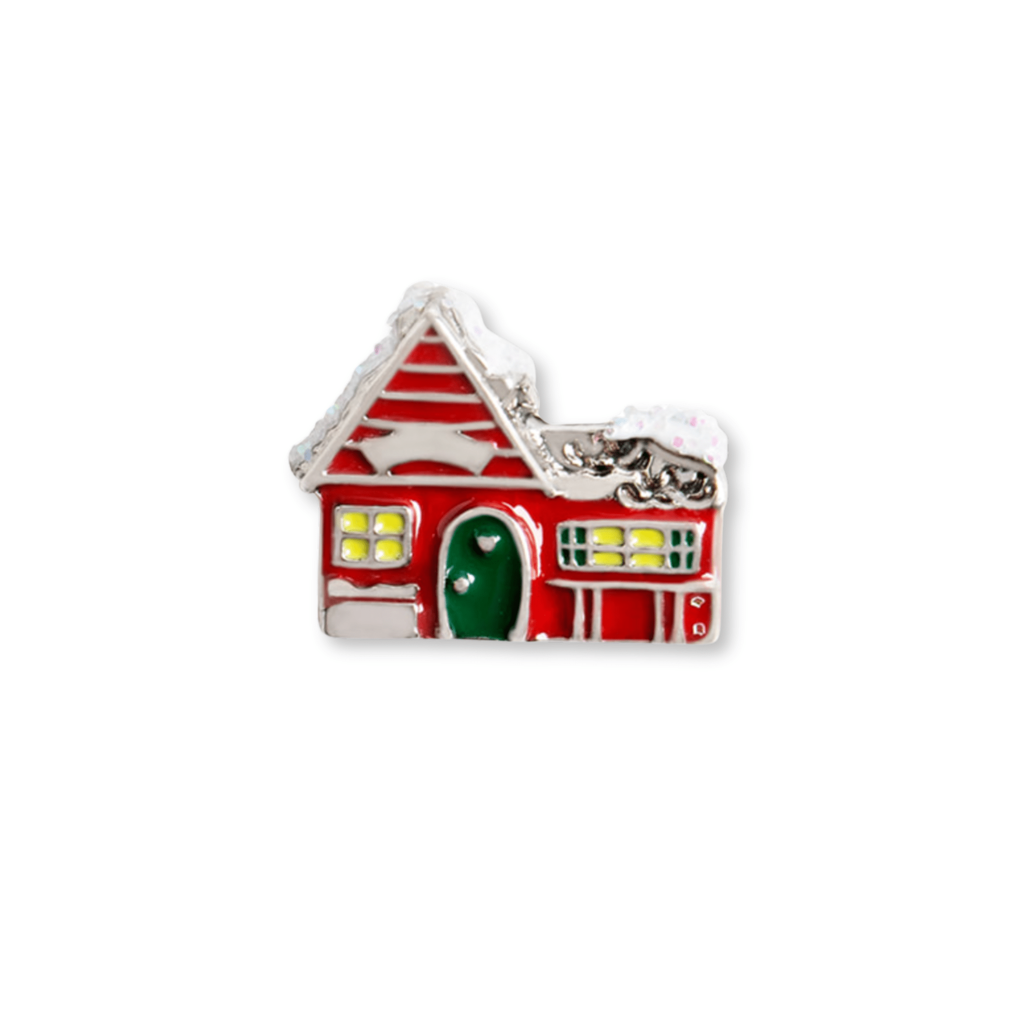 Festive House Memory Locket Charm - The Little Jewellery Company