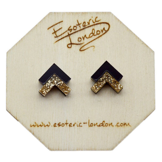 Geometric Stud Earrings - The Little Jewellery Company