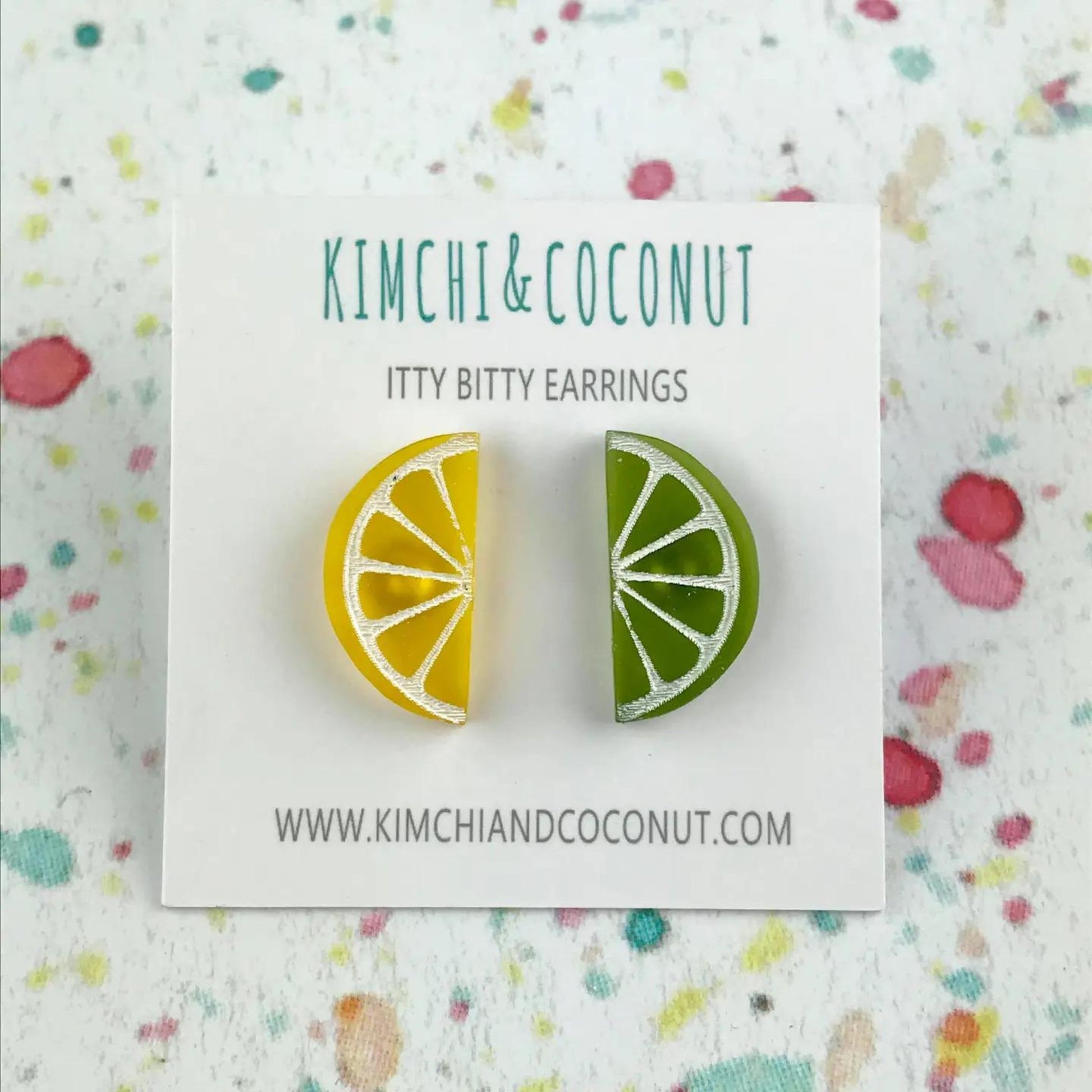 Lemon & Lime Earrings - The Little Jewellery Company