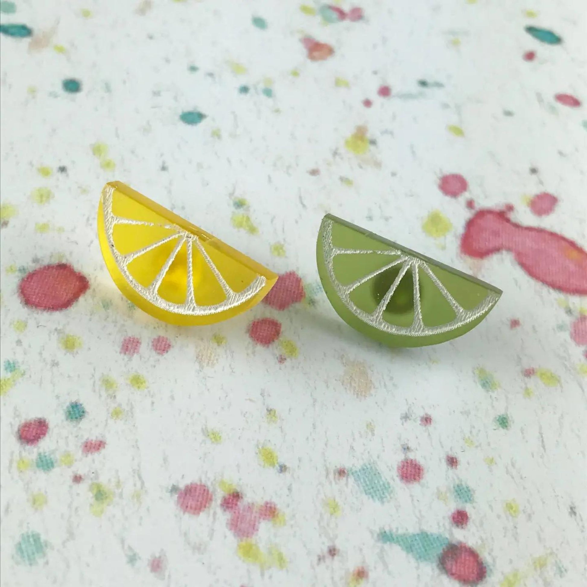 Lemon & Lime Earrings - The Little Jewellery Company