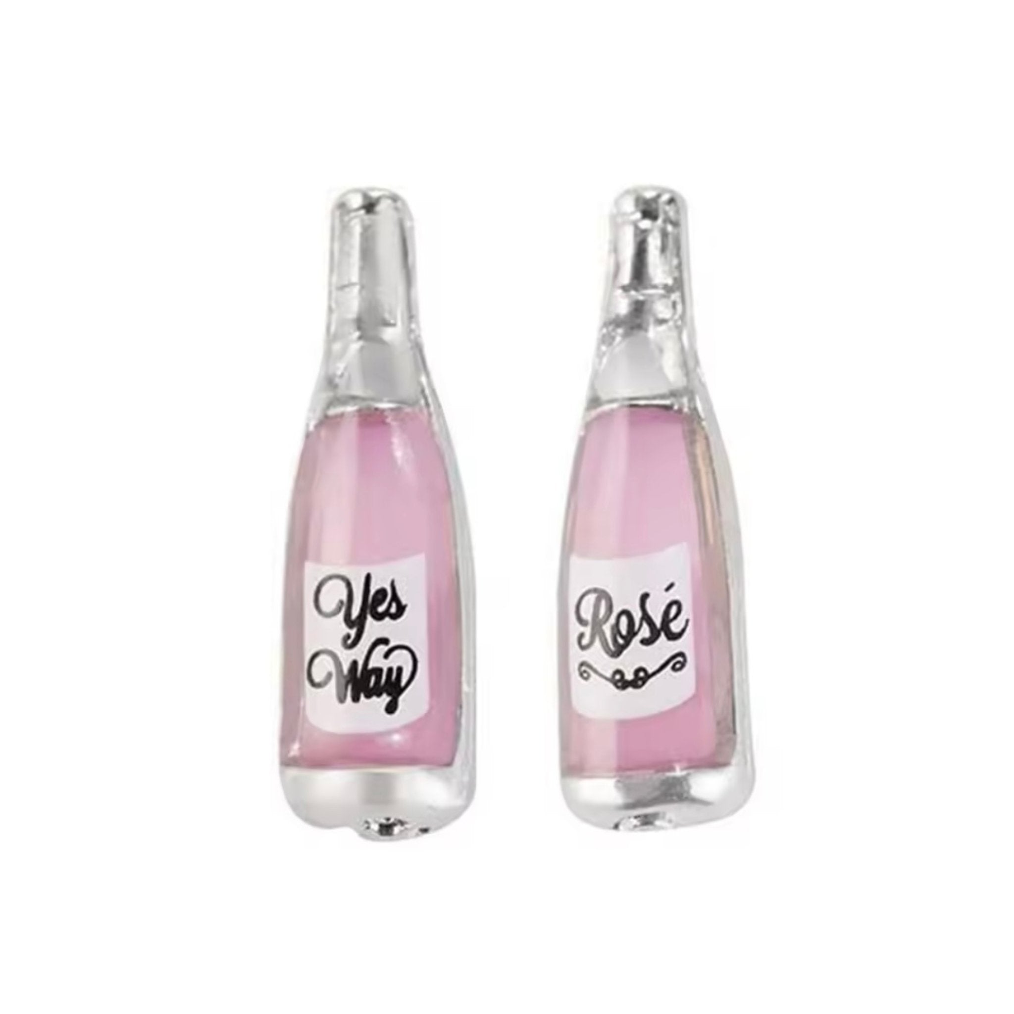 Memory Locket Charm - Bottle of Rose - The Little Jewellery Company
