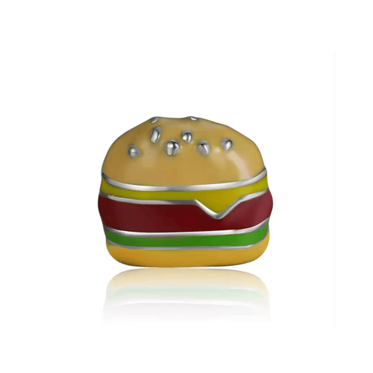 Memory Locket Charm - Burger - The Little Jewellery Company