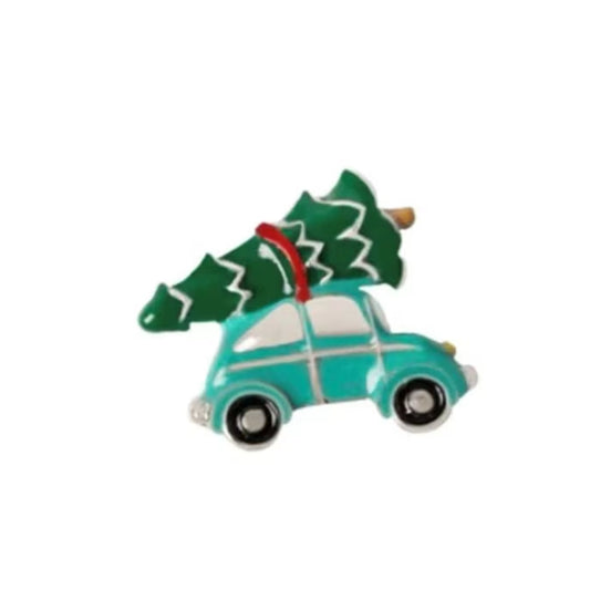 Memory Locket Charm - Christmas Tree Car - The Little Jewellery Company