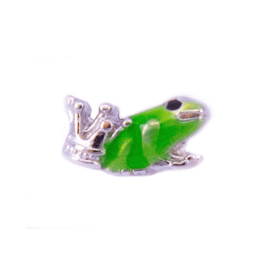 Memory Locket Charm - Frog Prince - The Little Jewellery Company