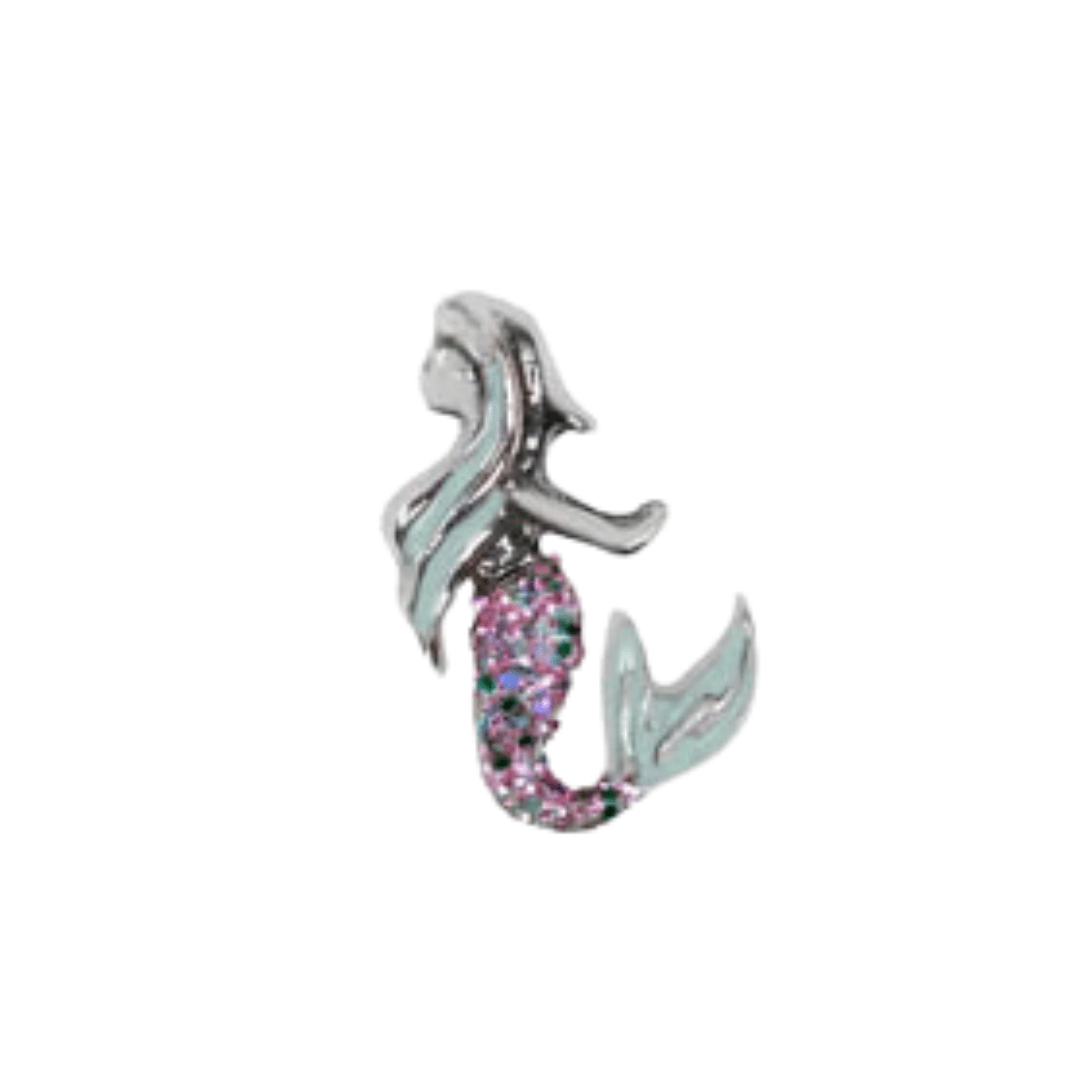 Memory Locket Charm - Mermaid - The Little Jewellery Company