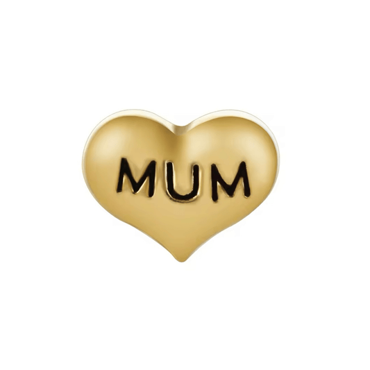 Memory Locket Charm - Mum (Gold) - The Little Jewellery Company