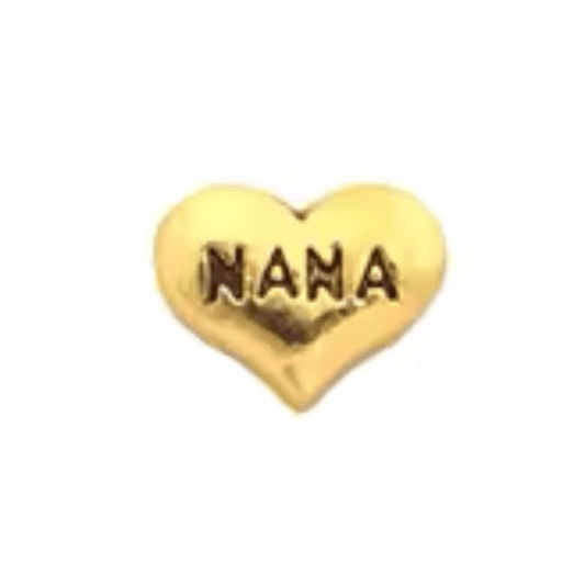 Memory Locket Charm - Nana (Gold) - The Little Jewellery Company