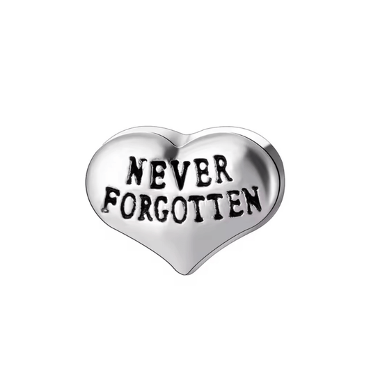 Memory Locket Charm - Never Forgotten - The Little Jewellery Company