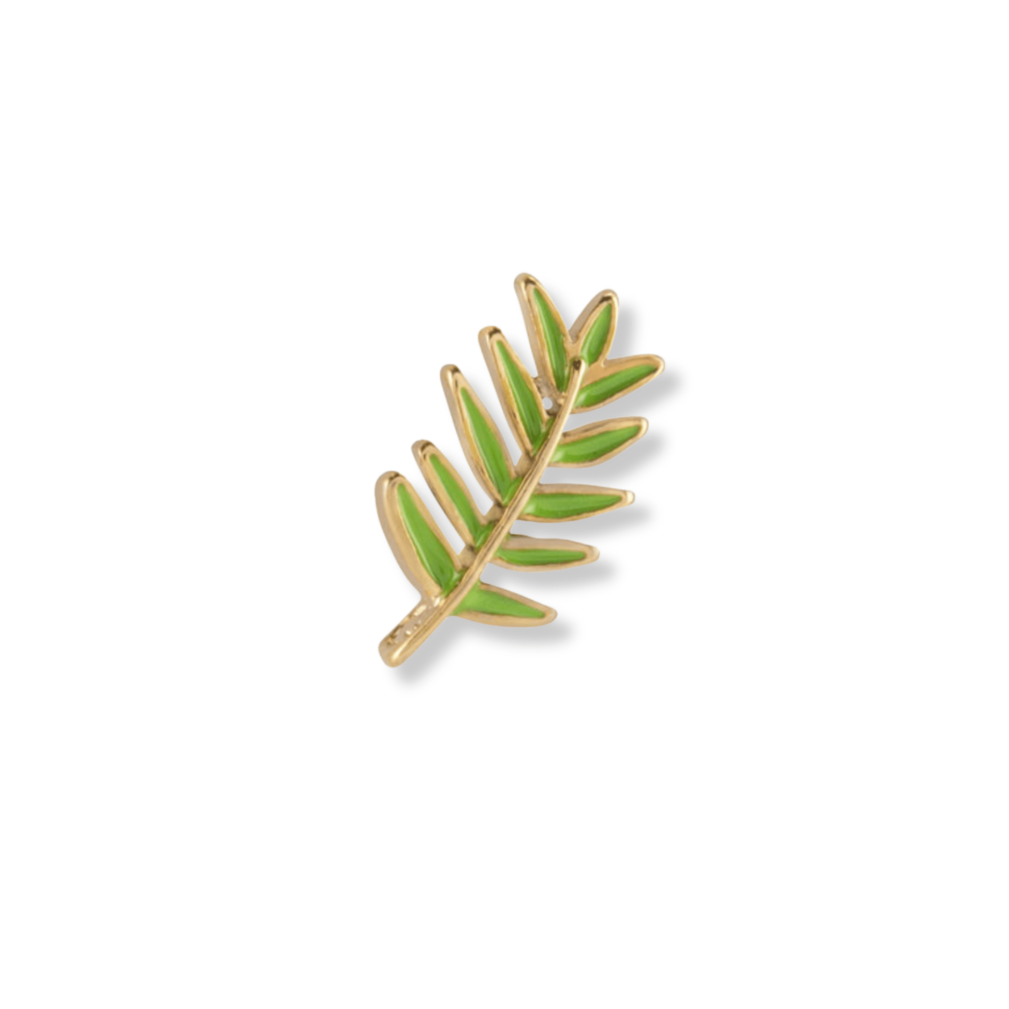Memory Locket Charm - Palm Leaf - The Little Jewellery Company