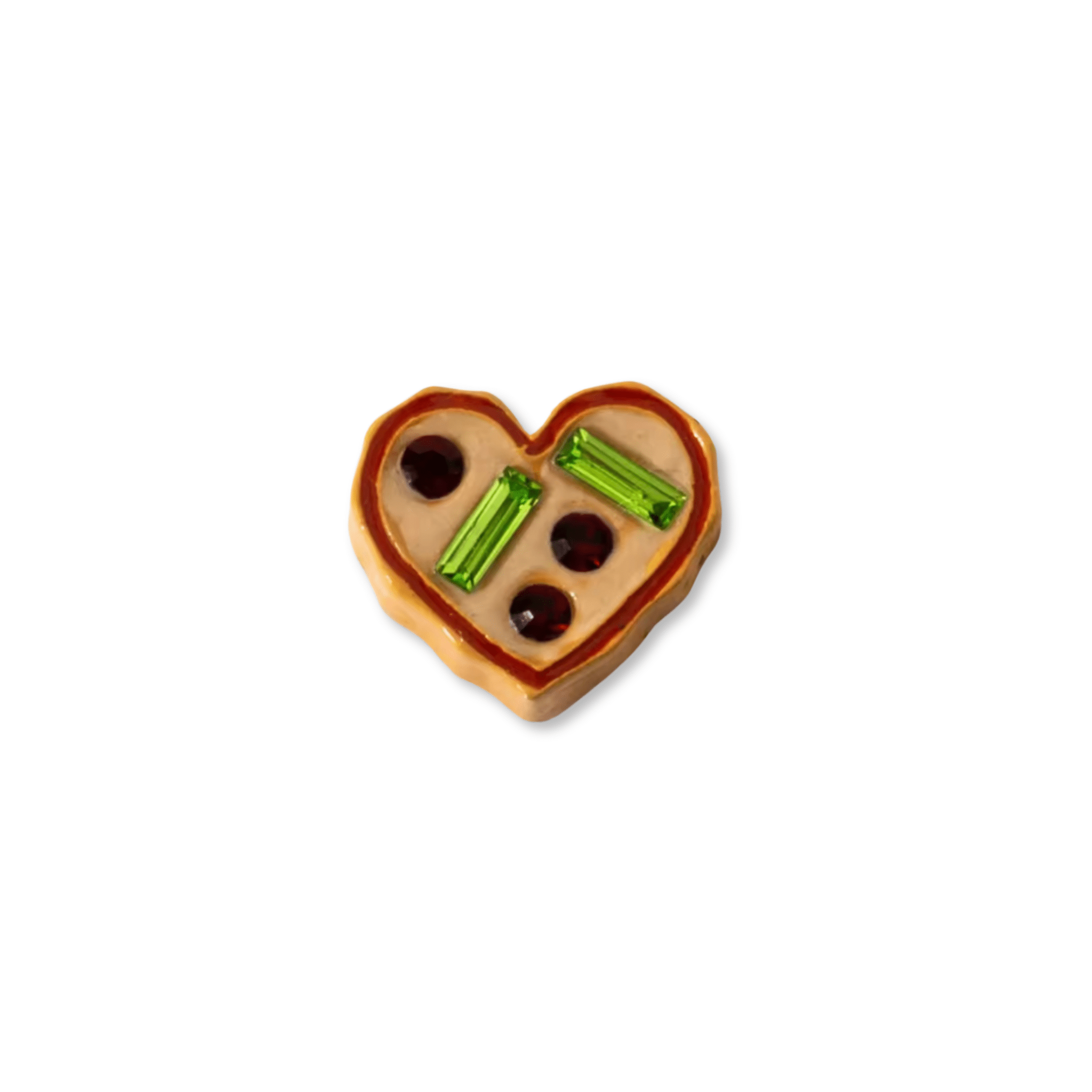Memory Locket Charm - 'Pizza My Heart' - The Little Jewellery Company
