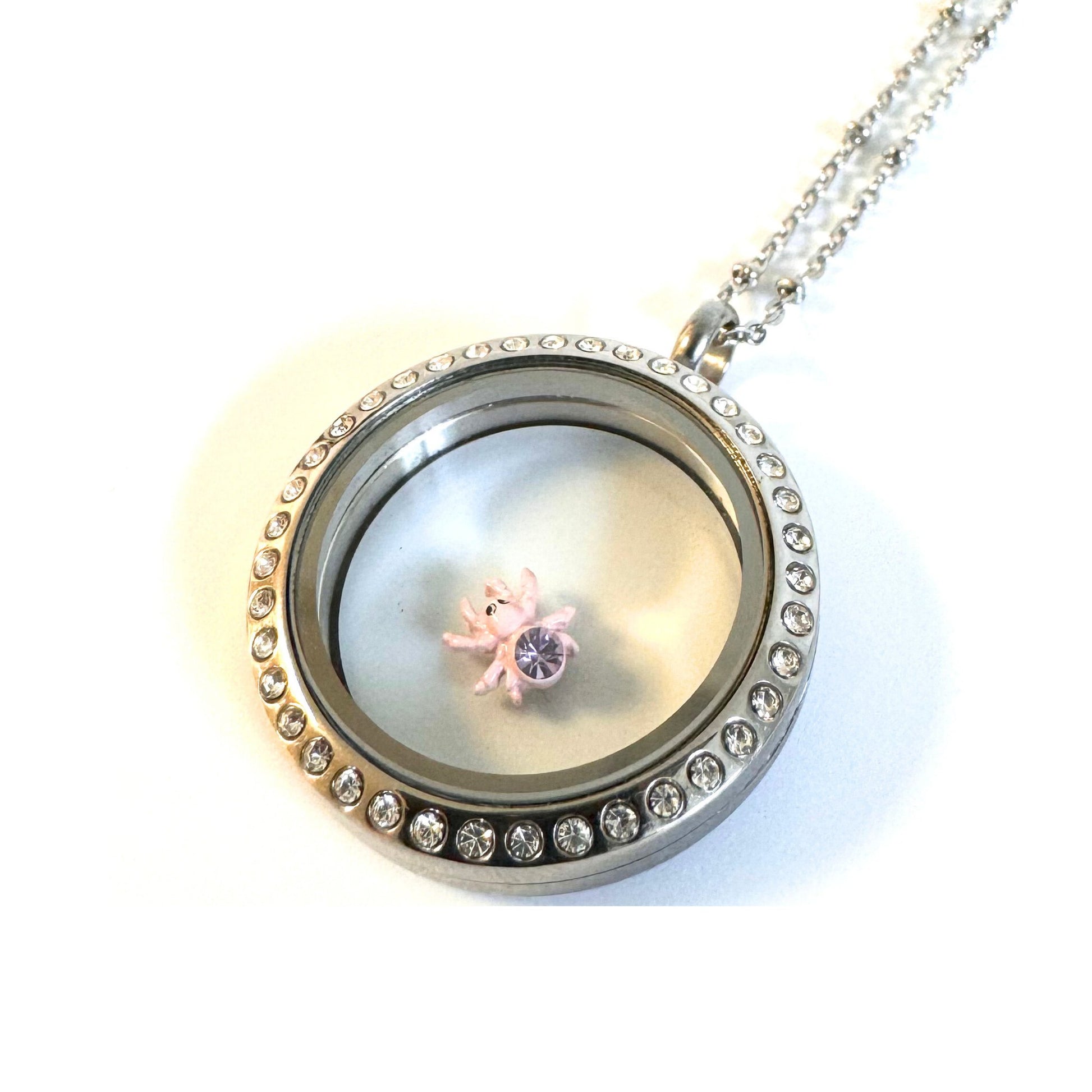 Memory Locket Charm - Spider - The Little Jewellery Company