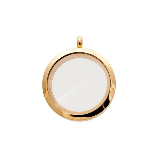 Memory Locket Gold - Large - The Little Jewellery Company